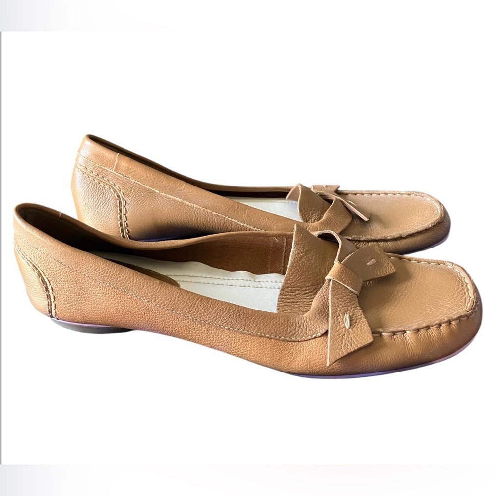 Tan Leather Loafers